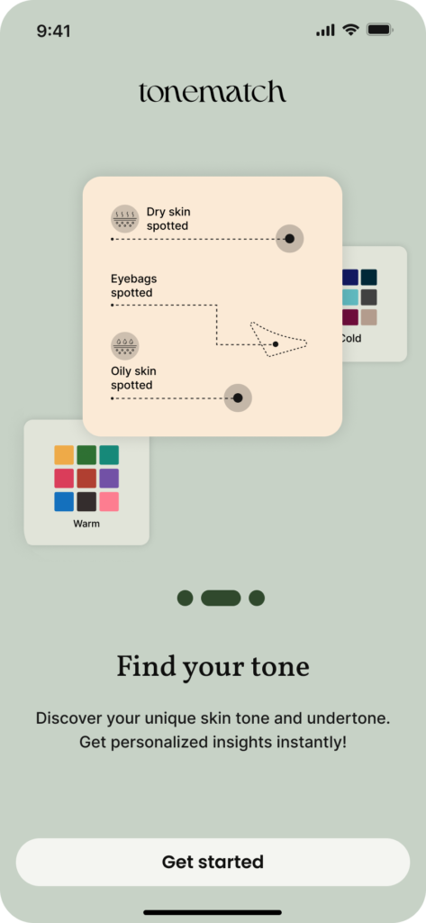 tonematch onboarding screen 1
